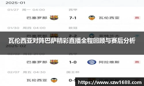 瓦伦西亚对阵巴萨精彩直播全程回顾与赛后分析
